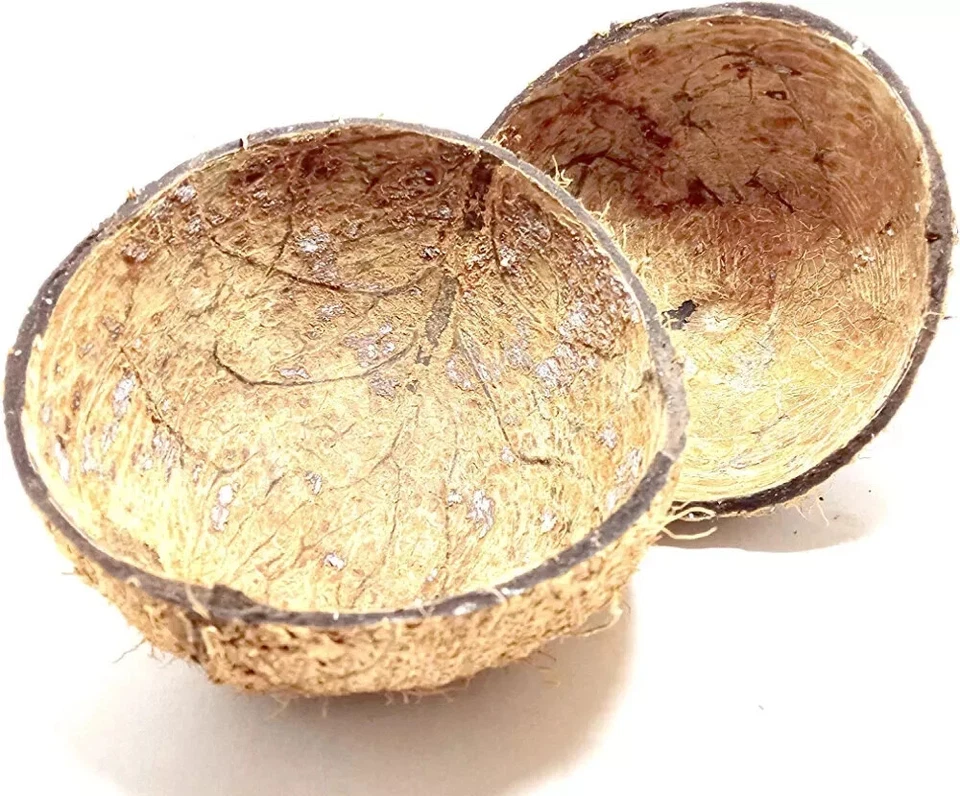 MITADES DE CÁSCARA DE COCO Ecológicas Ceilán 100% Natural Puras Mejor Cáscara de Coco Foto 3 de 4