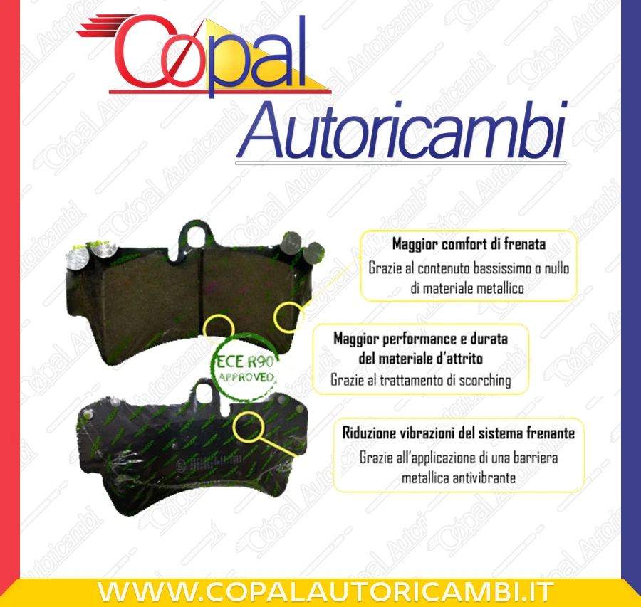 Kit pastiglie freno, Freno a disco WRP10920 per KIA - Immagine 3 di 4
