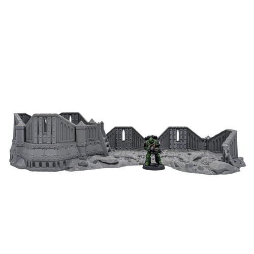 Militarum Defence Line #1 - 28 mm stampa 3D imperiale da tavolo dispersione terreno - Foto 5 di 7
