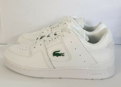 U/310# Lacoste Court Cage in Triple White Sneaker Größe UK 8 / EU 42 