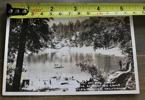 Vintage 2 Postcard Photos of Crystal Lake California & Blue Hole Castalia Ohio - 第 9/12 張圖片