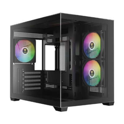 GAMDIAS AURA GC10M ARGB PC Computer Case Micro-ATX Tower