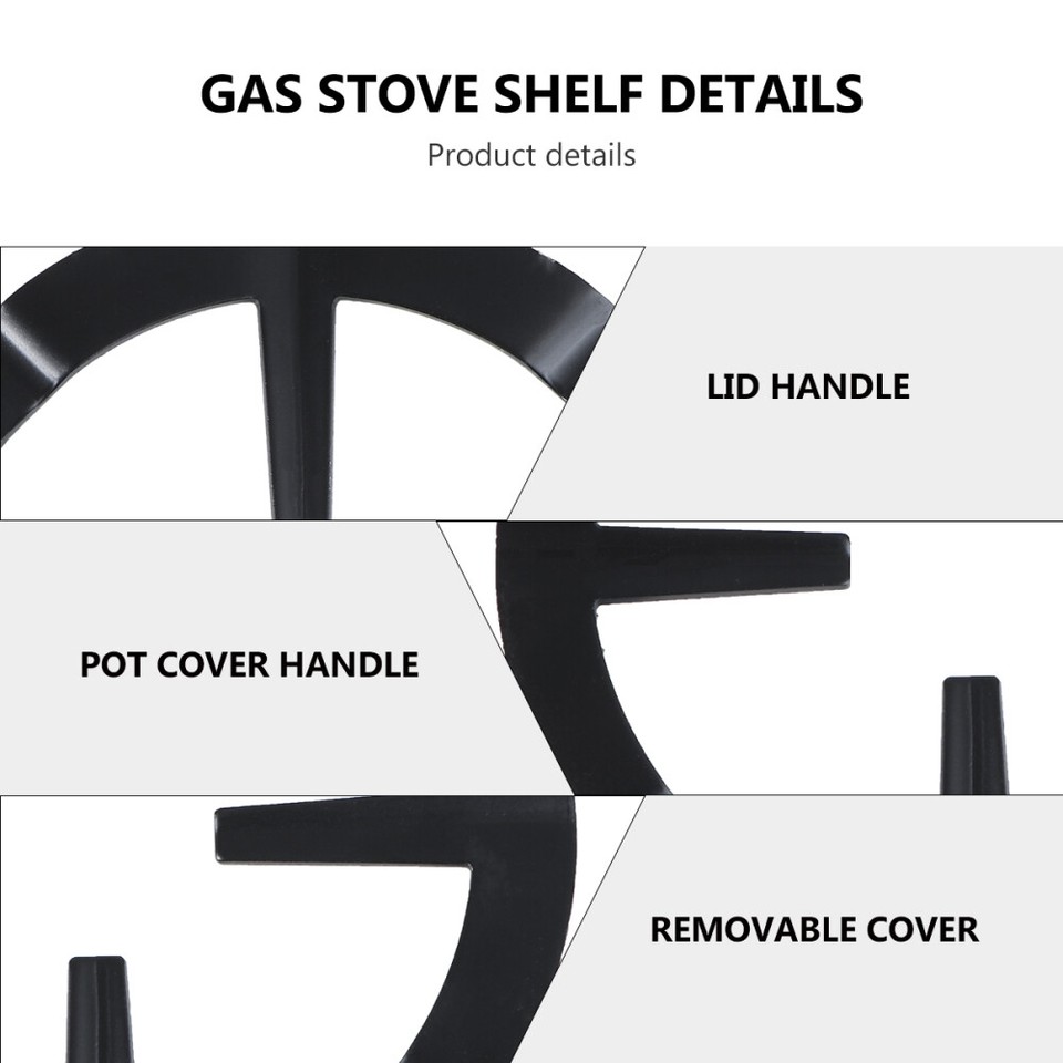 Stove Grates Wok Stand Gas Range Adapter Coffee Pot Work on Burner Hob