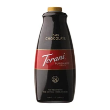 Torani Puremade Dark Chocolate Sauce 64oz Bottle