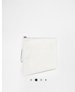 white clutch bag new look