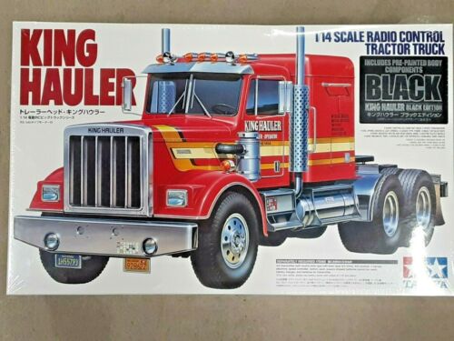 Tamiya 1/14 King Hauler Semi Tractor Kit Black Edition TAM56336 New!! - Picture 1 of 6