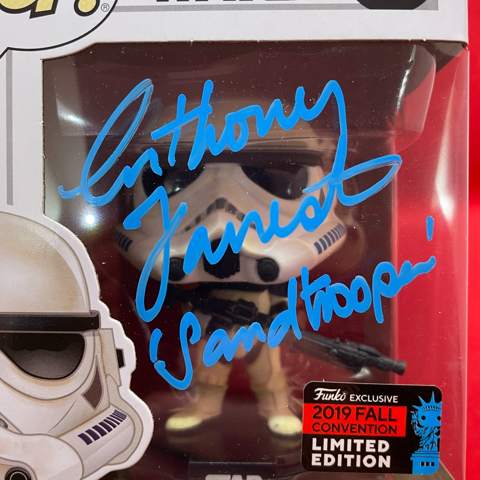 Thumbnail - Anthony Forrest Signed Autogramm Funko Pop Star Wars In Person