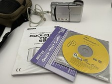 Nikon Coolpix S4 Digital y2k Camera Silver Swivel Lens 6.0 MP 10x Zoom WORKS