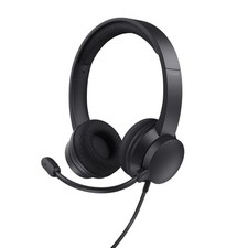 Ayda USB Cuffie con Microfono ENC Cancellazione del Rumore Mic Noise Cancelling