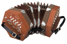 Hohner D40 Button Concertina 20 Key - C Accordion with Gig bag-NEW