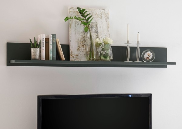 Ascot Wandregal Wandboard Regal 160Cm GrüN Landhaus-image