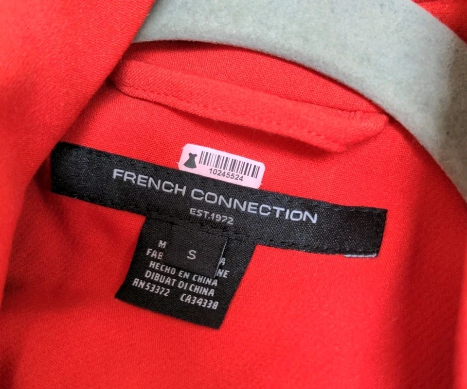 Blazer usado French Connection doble pecho etiqueta pico talla S Foto 4 de 4