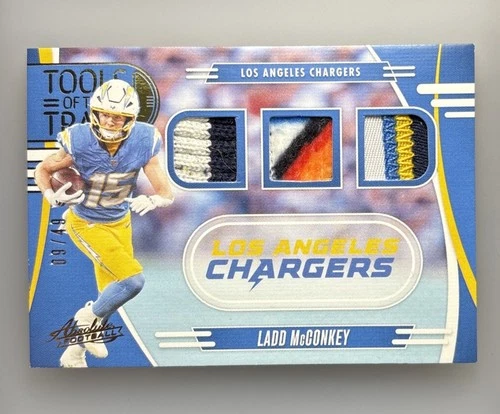 2025 Panini Absolute Ladd McConkey Triple (RAW)