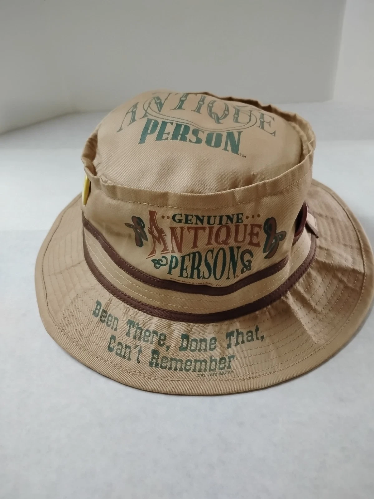 Genuine Antique Person Vintage 1993 Bucket Hat With Pins Adult Large
Opens in a new window or tab