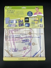 Nancy Zieman Clover Trace n Create Paper E Tablet Keepers Template 9570