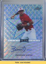 2017 Leaf Perfect Game All-American Classic 1/1 Brandon Dieter #BA-BD1 Auto 2r8