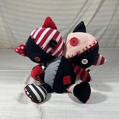 RARE Emily the Strange Rags and Stitches 2-Headed Cat 3  display picture 3