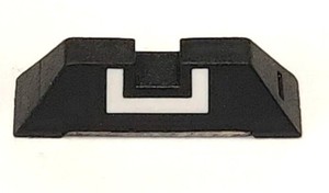 Glock Pistol OEM Sight 6.5mm 20,21,29,30,36,37 Fixed Rear Black Polymer