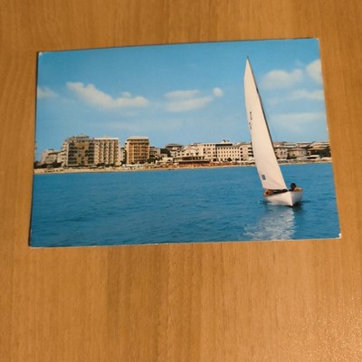 65100 PESCARA - THE PROMENADE - COLOR POSTCARD TRAVELLED - VINTAGE POSTCARD