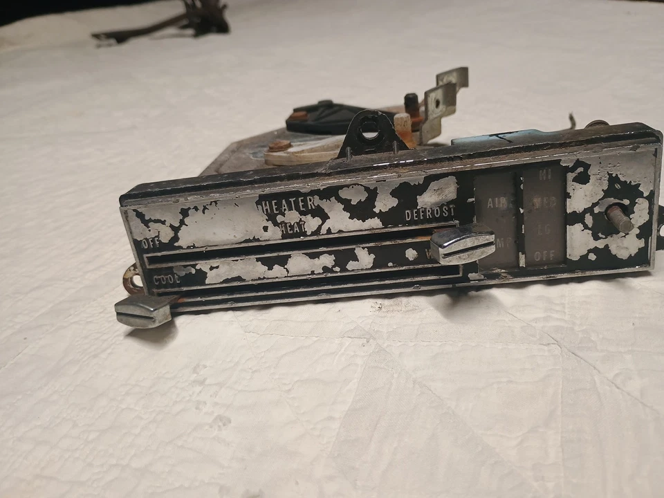 68 1968 69 1969 Oldsmobile Cutlass 442 interruptor de control de calefacción Foto 2 de 4