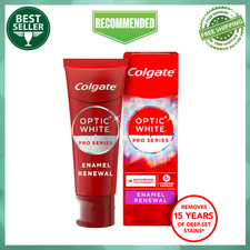 Colgate Optic White Pro Series Enamel Renewal Toothpaste Whitening, Mint, 3.0 oz