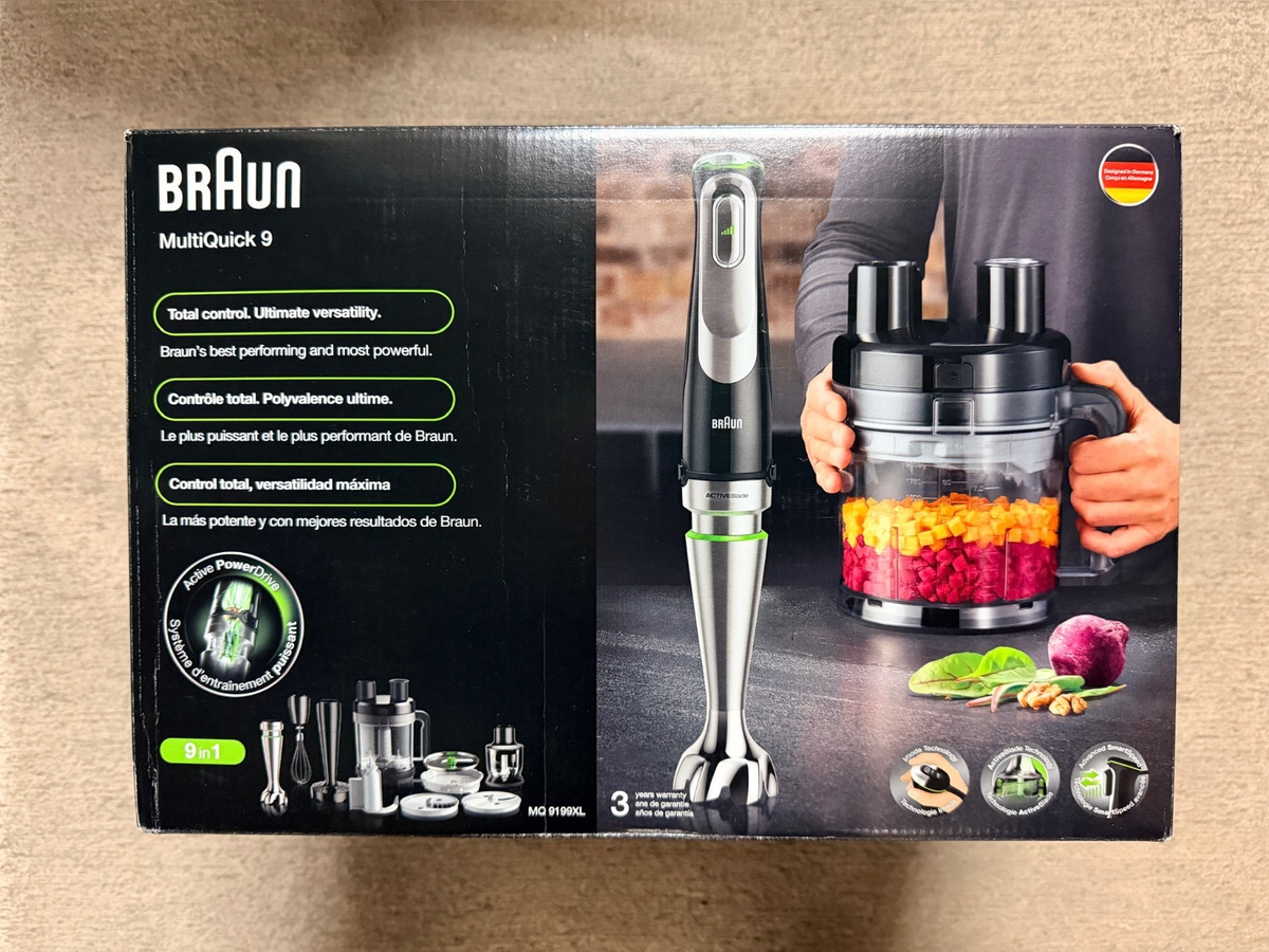 Braun Multiquick 9 Hand Immersion Blender - RARE Model #MQ9199XL