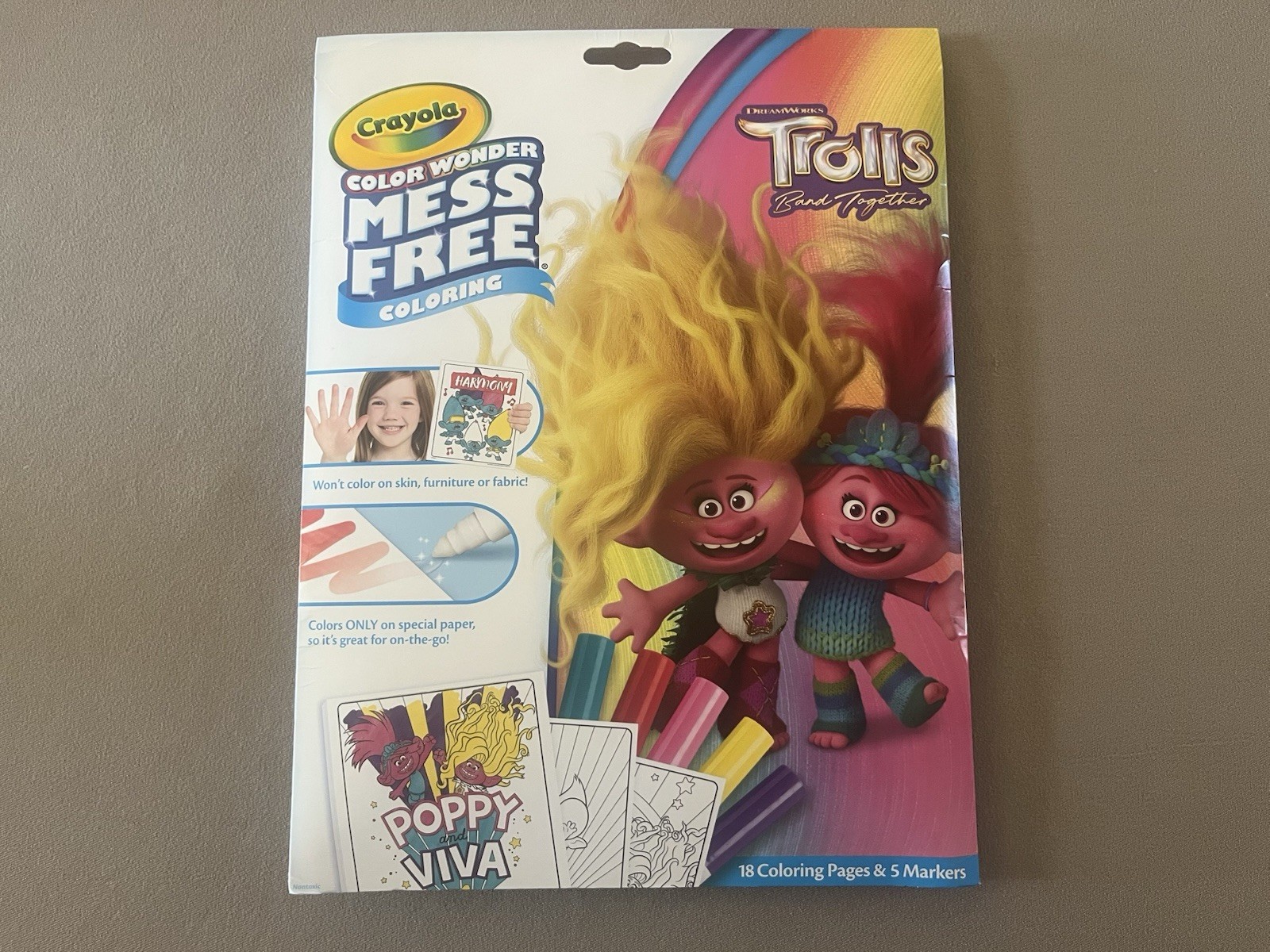 Crayola Color Wonder &ldquo;Trolls&rdquo; Mess Free Coloring Pack~18