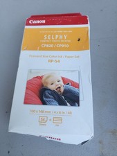 Canon RP-54, 4x6" Color Ink/Paper 54 Sheets for SELPHY CP820, CP910, CP1000