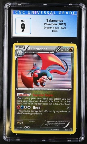 2012 Pokémon Salamence Holo Dragon Vault #8/20 CGC 9