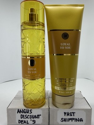 Bath & Body Works 2PCS LOYAL TO YOU Fine Fragrance  Mist & Body Cream 8oz.