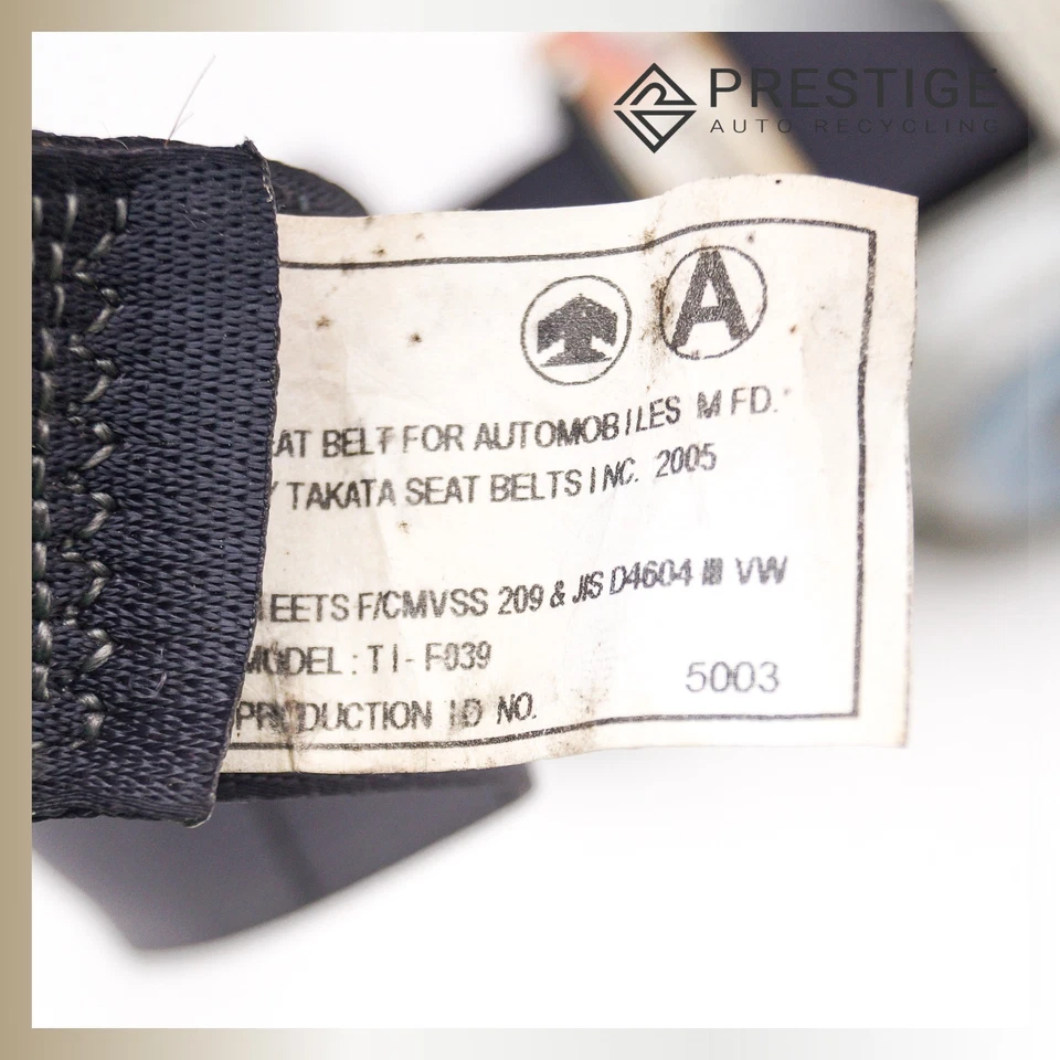 2004-2008 TOYOTA MATRIX Passenger Seat Belt Retractor Rear Right 73210-02142-B1 - Image 4 of 4