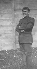WW1 US Army Soldier Man Laughing Cynically Snapshot Military 1910s Vintage Photo