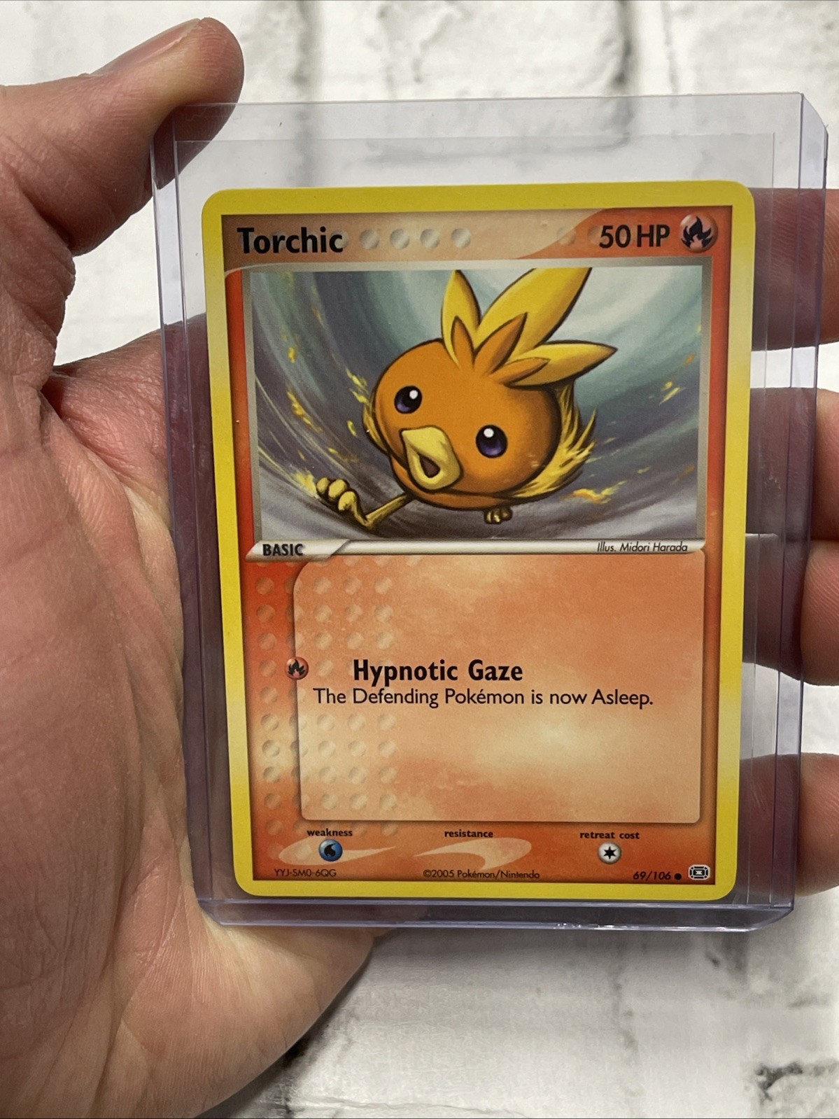 TORCHIC 69/106 - NON-HOLO - COMMON - EX Emerald - 2005 Pokemon Card - NM/MT Vtg