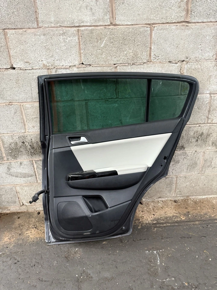 KIA SPORTAGE MK3 OSR Driver Rear Door COMPLETE Dark Grey 2010-2016 Used - Image 3 of 4