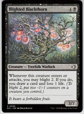 Blighted Blackthorn 90 Lorwyn Eclipsed Magic the Gathering