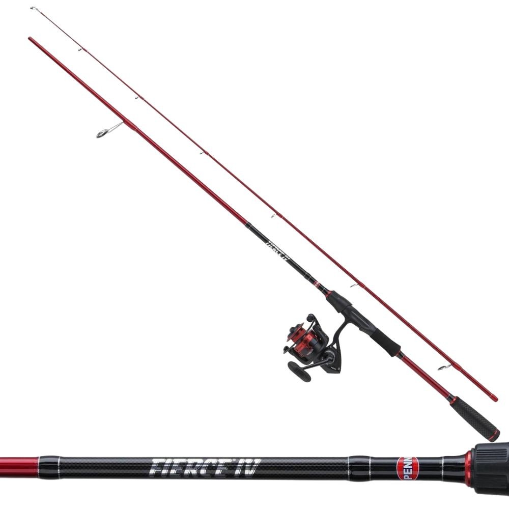 PENN Saltwater Fishing Rod-Reel Spinning Combo FIERCE IV Lab
