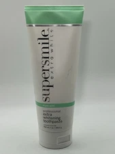 Super smile Extra Whitening Toothpaste Triple Mint 7oz Broken Cap See Pic