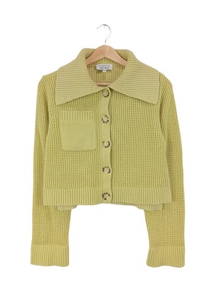 LOS ANGELES ATELIER & OTHER STORIES Cardigan Damen Jacke Gr. DE 34 blassgelb
