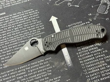 Spyderco Para 3 Folding Knife with G-10 Handle SALT Magnacut Model