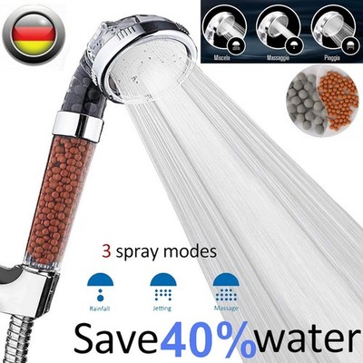 Duschkopf 3 Modi-Badezimmer Hoch Druck Kraftvoll Handbrause Filtration Duschkopf