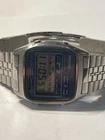 SEIKO RARE VINTAGE EARLY QUARTZ WATCH, A127-5000, BLUE DIAL, SS, ORIGINAL, GOOD