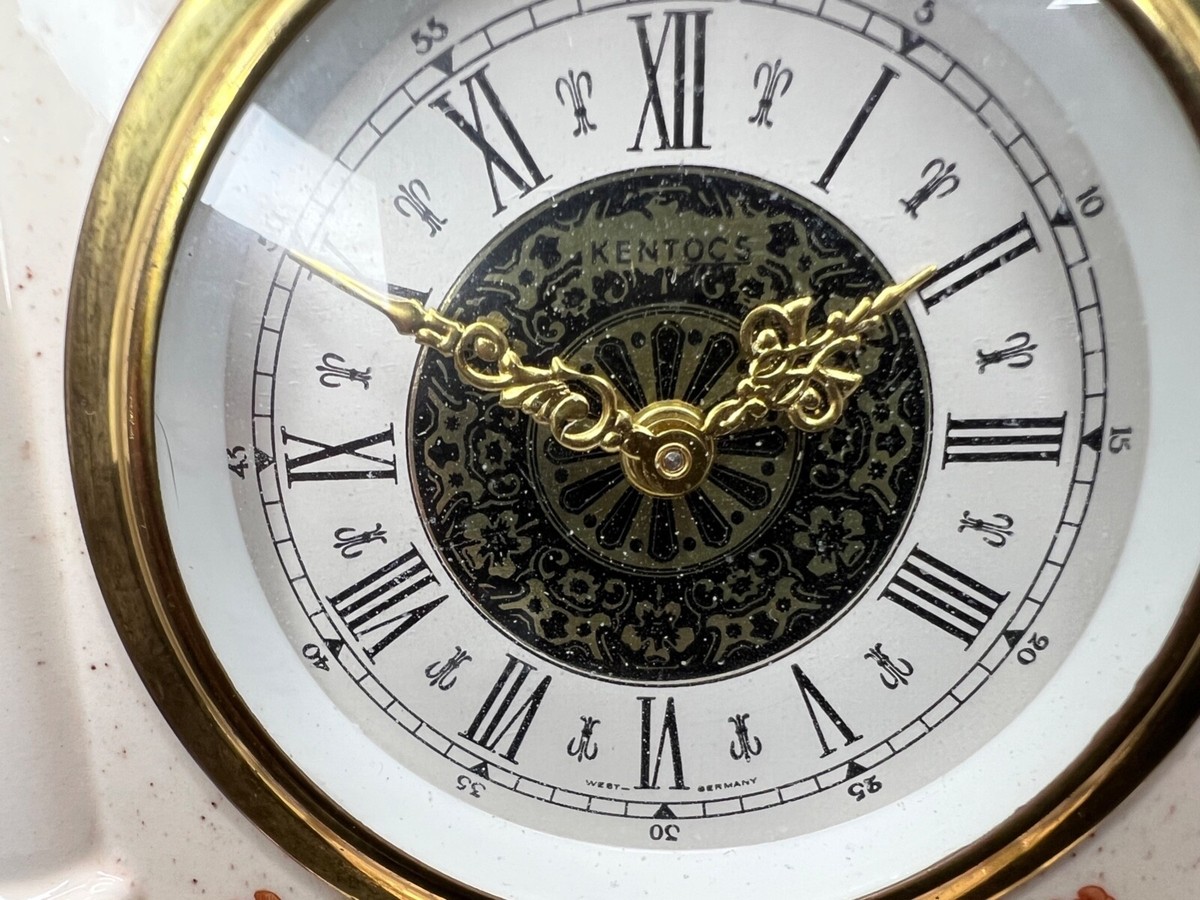 Kentocs Porcelain West German Made Windup Clock - Works | eBay