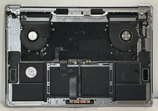 OEM MacBook Pro 15 2018 2019 A1990 Palmrest Top Case w/ Battery - Gray A-