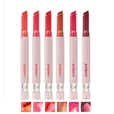 Peripera Heart Jam Glow Lip 6 Colors 1.4g Lip Glow K-Beauty