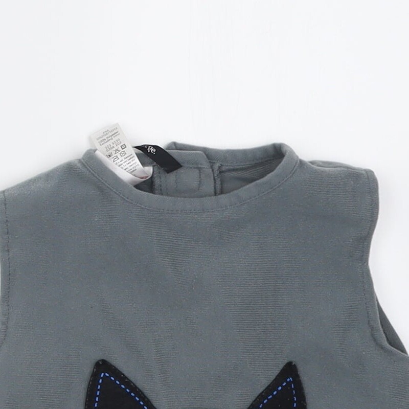George Boys Grey Polyester blend Tank Size 2 Years Hook & Loop image 5