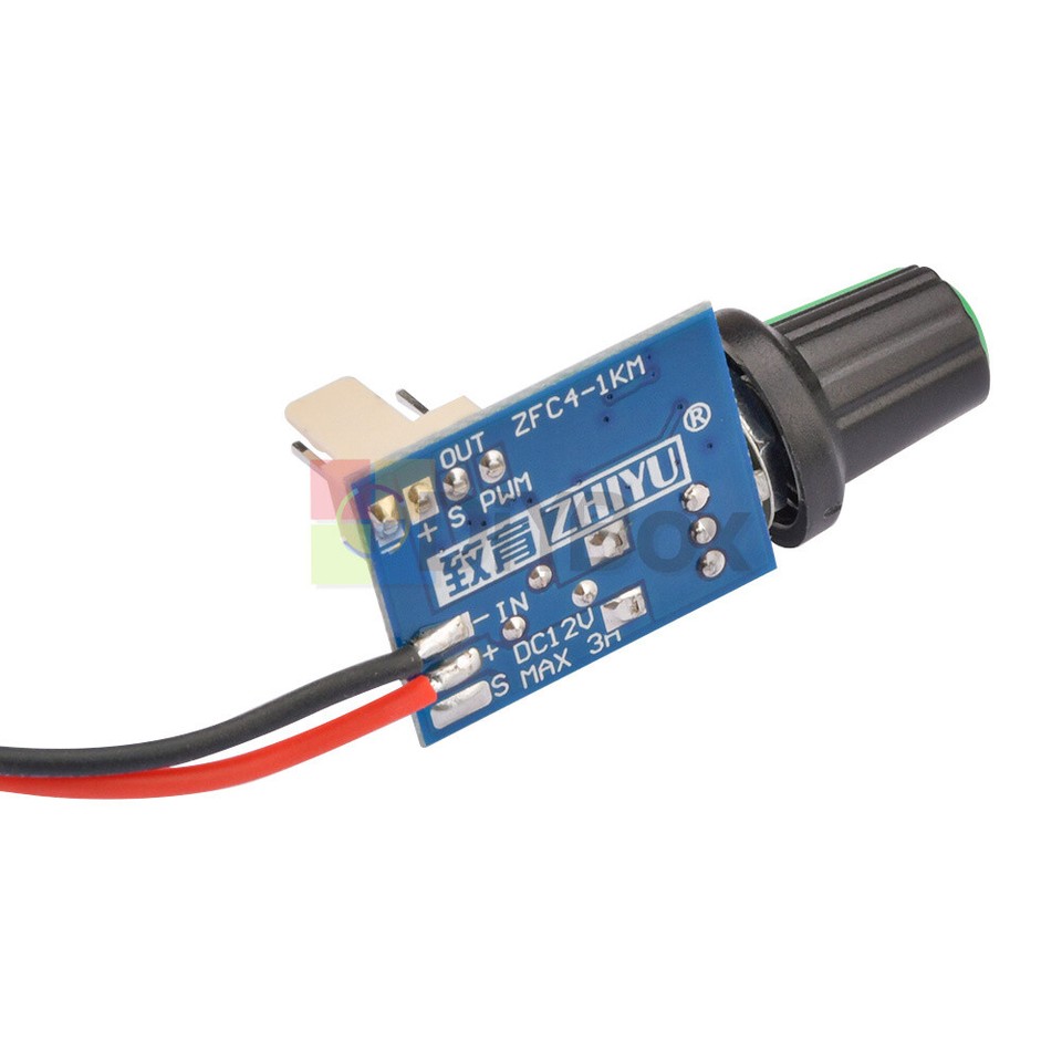 DC 12V PWM Fan Governor Speed Control with Wire 4Wire Switch Fan