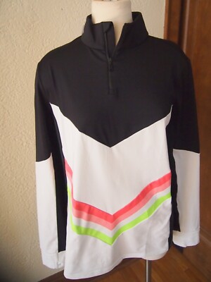 Bogner Stretch Performance Fabric SAMONA 1/4 Zip Pullover Top NWT  USA XXL $165