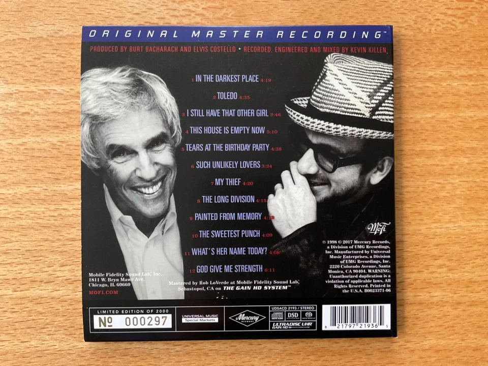 MFSL SACD Elvis Costello - Painted from memory MOFI UDSACD 2193 neuw. near mint - Bild 2 von 3