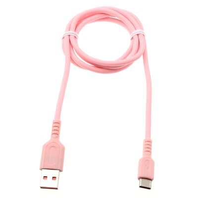For Galaxy A03S/A04E/A05 Pink 3ft USB-C Cable Charger Cord Power Wire Type-C