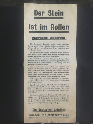 Original USSR WW 2 Surrender Leaflet Dropped on German Troops Safe Passage 2
